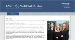 Desktop Screenshot of baskinfamilylaw.com